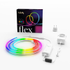 Twinkly Flex | RGB LED Flex Neon | Starter Kit | 200 LEDs | 2m | IP20 | mit APP steuerbar, Bluetooth+WiFi | Anschlußleitung: 2m | Kabel weiß
