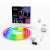 Twinkly Flex | RGB LED Flex Neon | Starter Kit | 300 LEDs | 3m | IP20 | mit APP steuerbar, Bluetooth+WiFi | Anschlußleitung: 2m | Kabel weiß
