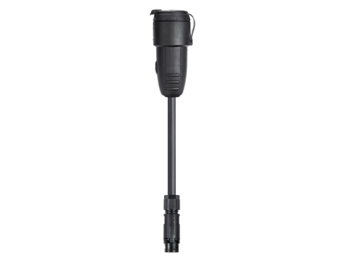 GESIS MINI IP+ | Adapterkabel RST16i3 - Schuko-Kupplung schwarz | 16A | Länge: 0,5m (1,5mm²) |