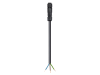 GESIS MINI IP+ | Anschlusskabel RST16i3 Buchse - offenes Ende schwarz | 16A | Länge: 1,0m (1,5mm²) |