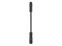 GESIS MINI IP+ | Verlängerungskabel RST16i3 schwarz | 16A | Länge: 0,5m (1,5mm²) |