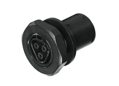 GESIS IP+ Einbaukupplung M25 schwarz