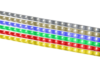 LED Strip 230V 10x7mm (3528LEDs) Außen, kaltweiß 6000K, 60 LEDs/m, Schutzmantel, 230V, 4,5W/m, IP44