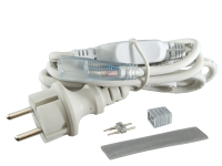 Anschlußset für LED Stripe 230V 10x7mm SMD 3528, weiß