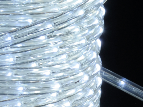 Lichtschlauch 13mm LED Superflex 230V – kaltweiß – Schnittlänge: 2,5m