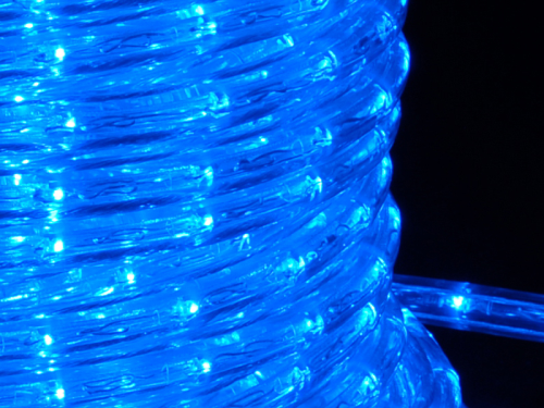 Lichtschlauch 13mm LED Superflex 230V – blau – Schnittlänge: 2,5m