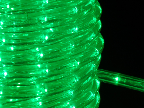 Lichtschlauch 13mm LED Superflex 230V – grün – Schnittlänge: 2,5m