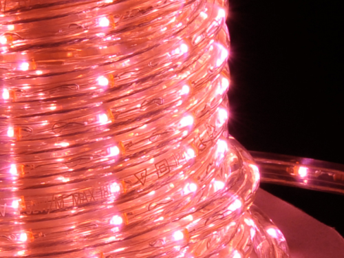 Lichtschlauch 13mm LED Superflex 230V – pink – Schnittlänge: 2,5m