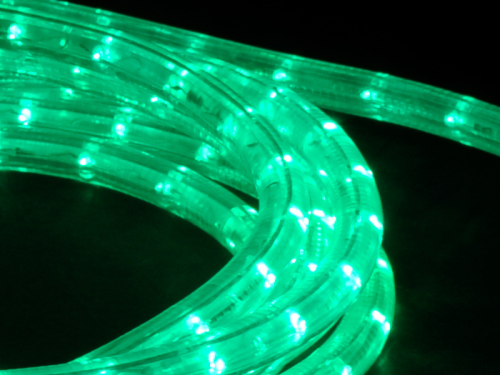 Lichtschlauch 13mm LED Standard 230V – grün