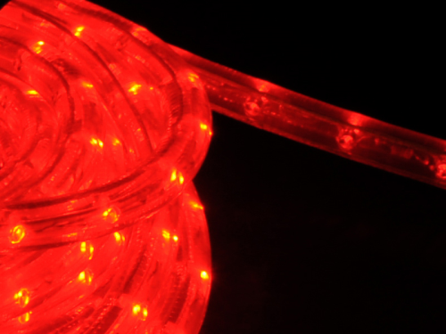 Lichtschlauch 13mm LED Standard 230V – rot