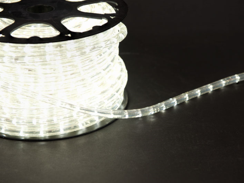 Lichtschlauch 13mm LED HORIZONTAL weiß, 36 LED/m, 1m Schnittlänge, 230V