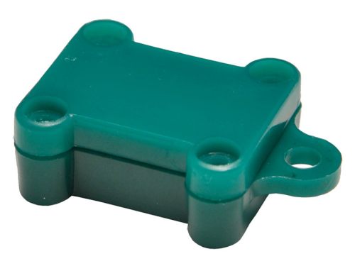 Endstück grün für Girlandenkabel