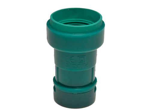 Fassung, grün, E27, für Girlandenkabel