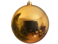 Kugel gold glänzend, DM=14cm