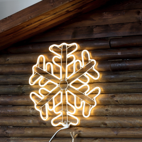 NeonFlex Schneeflocke - winterliche Stimmung für Innen und Außen