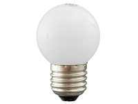 ABVERKAUF: LED Lampe 1W warmweiß 2700K E27 matt Abdeckung Polycarbonat