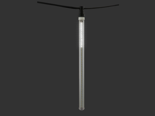 LED Falling Tube E27, Länge: 30cm, 64 LEDs, weiß, 4W, 85-265V
