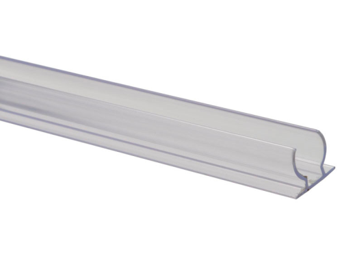 Kunststoffprofil PET 13mm mit Klebeband VHB