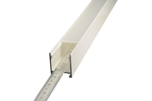 ABVERKAUF: Lichtkanal für Cove Light RGB, Alu eloxiert, BxH=44,5x46,4mm