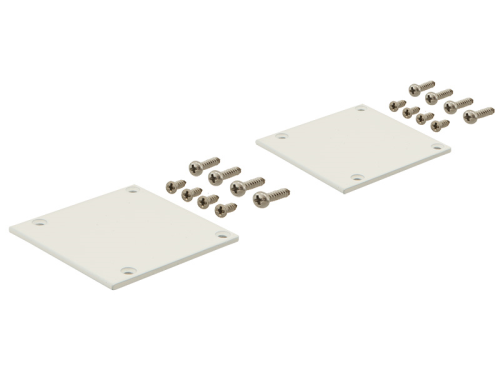 ABVERKAUF: Endstück für Lichtkanal Cove Light RGB (2 Stück) weiß lackiert