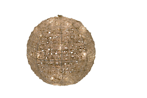 Kristallfigur "Kugel", ca. 20cm, inkl. Trafo