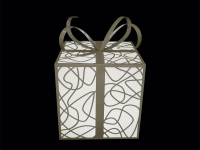 ABVERKAUF: Geschenkpaket – überzeugt mit einem tollen Schimmereffekt –champagner