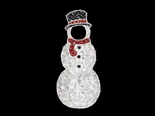 Schneemann – groß – 29W,  HxB=190x85cm