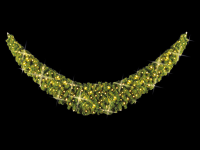 ABVERKAUF: Girlande – funkelt durch LEDs – grün