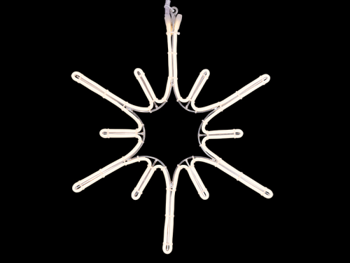 ProSystem Minifigur "Stern 12" | d:60cm |  Lichtschlauch LED Flex Neon | 230V | warmweiß | 36W | IP65 |