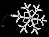 ProSystem Minifigur "Schneekristall" | d:60cm | Lichtschlauch LED 230V | kaltweiß | 14W | IP65 |