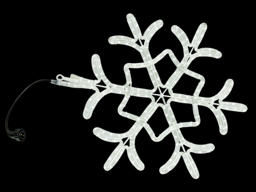 ProSystem Minifigur "Schneekristall" | d:60cm | Lichtschlauch LED 230V | kaltweiß | 14W | IP65 |