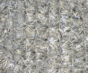 Matte aus Kunstreisig silber (Bxl=60cmx25m)