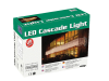 Cascade Light LED 230V | 59W | 494 LEDs | 3200K | warmweiß | Kabel schwarz | BxL: 250x150cm | IP44 |