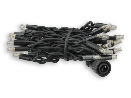 ProSystem Modular LED 230V | Endstring 3m | 4,6W | 30 LED | kaltweiß | schwarz | IP44 |