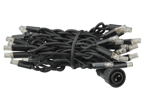 ProSystem Modular LED 230V | Endstring 3m | 3,5W | 30 LED | superwarmweiß | schwarz | IP65 |