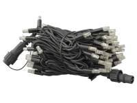 ProSystem Modular LED 230V | Verbindungsstring 10m | 6,5W | 100 LEDs | warmweiß | Kabel schwarz | IP65 |