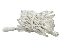 ProSystem Modular LED 230V | Verbindungsstring 10m | 14W | 100 LED | warmweiß | Kabel weiß | IP44 |