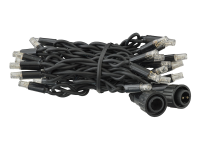 ProSystem Modular LED 230V | End-Strings 2x1,5m | 4,6W | 15 LEDs je String | superwarmweiß | Kabel schwarz | IP44 |