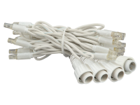 ProSystem Modular LED 230V | End-Strings 4x0,8m | 3,5W | 8 LEDs je String | kaltweiß | Kabel weiß | IP65 |