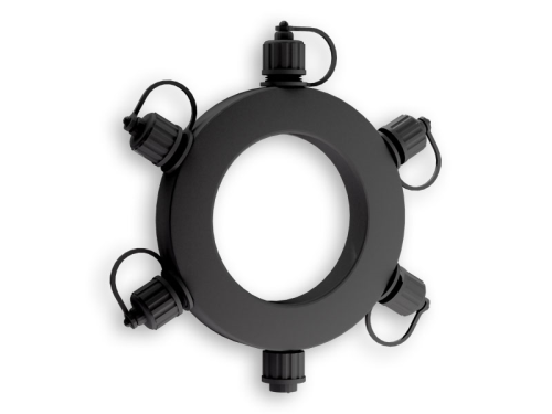 ProSystem Modular LED 230V | Ringverteiler 5fach | schwarz | IP65 |