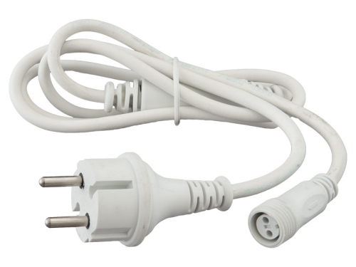 ProSystem Modular LED 230V | Power Anschlusskabel weiß | Länge: 1,5m | max. 1000W |
