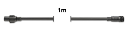 ProSystem Modular LED 230V | Verlängerung 1m | Gummi schwarz |