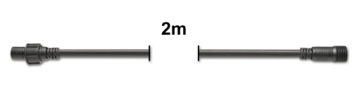 ProSystem Modular LED 230V | Verlängerung 2m | Gummi schwarz |
