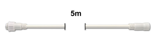 ProSystem Modular LED 230V | Verlängerung 5m | Gummi weiß |