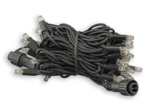 ProSystem Modular LED 230V | Verbindungsstring 6m | 3,5W | 60 LEDs | kaltweiß | Kabel schwarz | IP65 |