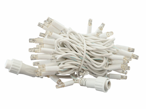 ProSystem Modular LED 230V | Verbindungsstring 6m | 4,6W | 60 LEDs | superwarmweiß | Kabel weiß | IP44 |