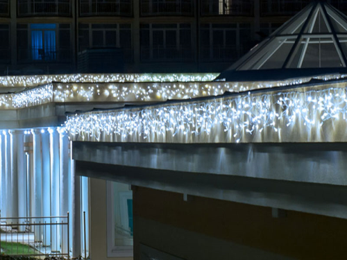 Pro System Modular LED 230V | Peaklight Pro FLASH | kaltweiß | 4,6W | 2m/40cm | 72 static & 4 flash LEDs | Kabel weiß | IP44 |