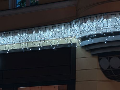 Pro System Modular LED 230V | Peaklight Pro | kaltweiß | 9,2W | 2m/80cm | 152 LEDs | Kabel schwarz | IP44 |