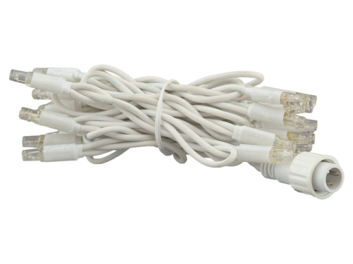 ProSystem Modular LED 230V | Verbindungsstring 2,25m | 4,6W | 25 LED | kaltweiß | weiß | IP44 |