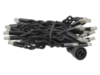 ProSystem Modular LED 230V | Endstring 2,25m | 4,6W | 25 LED | warmweiß | schwarz | IP44 |